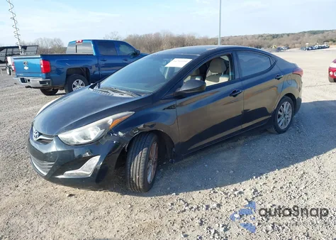 2015 Hyundai Elantra Se from USA, damaged, VIN KMHDH4AE0FU300968